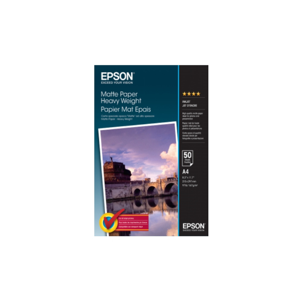 Hirtie foto a4 epson matte paper c13s041256 50 buc pe neocomputer md